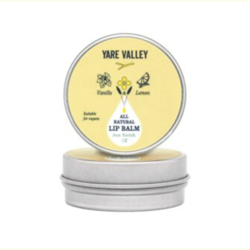 Yare Valley - Vanilla & Lemon Lip Balm POT