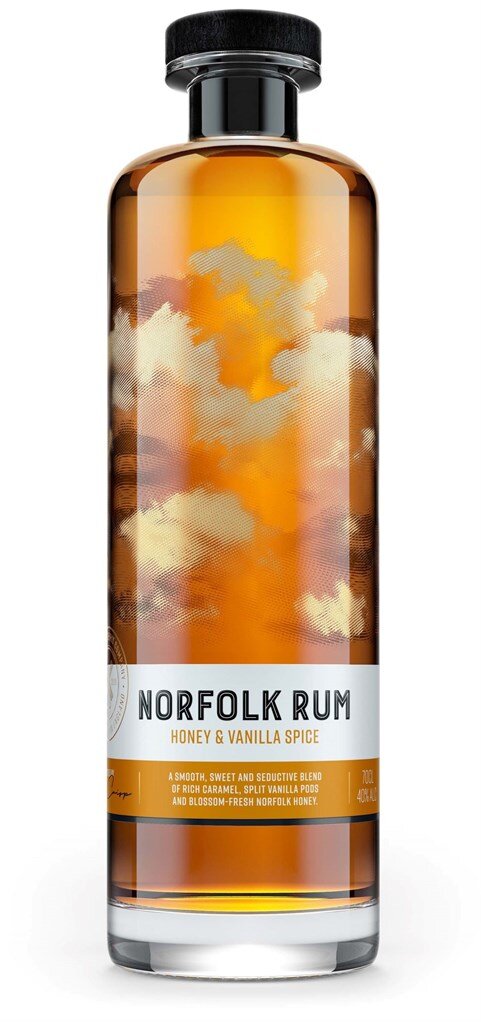 Norfolk Rum - Honey & Vanilla Rum (40%) - 350ML