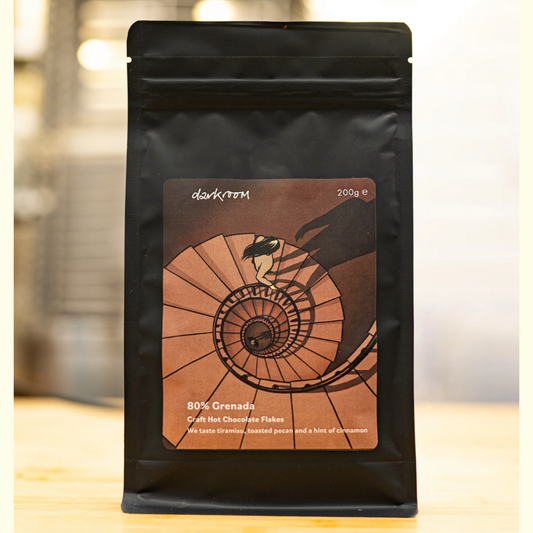 Darkroom - 80% Grenada Hot Chocolate Flakes 200g