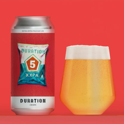 Duration - Crisps w/ Five Points Extra Extra Pale Ale 4.6%