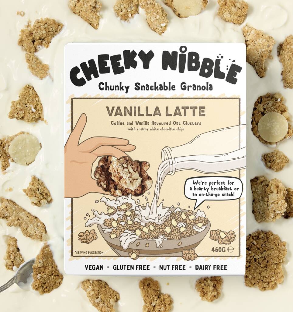 Cheeky Nibble - Vanilla Latte Granola - 460g