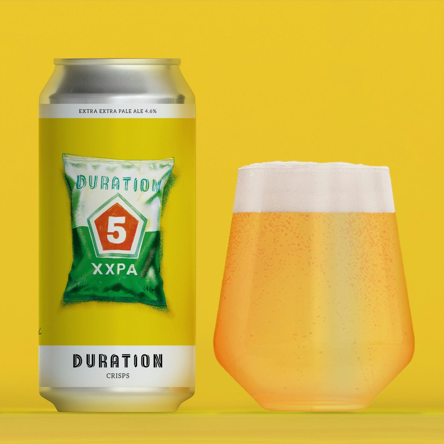 Duration - Crisps w/ Five Points Extra Extra Pale Ale 4.6%
