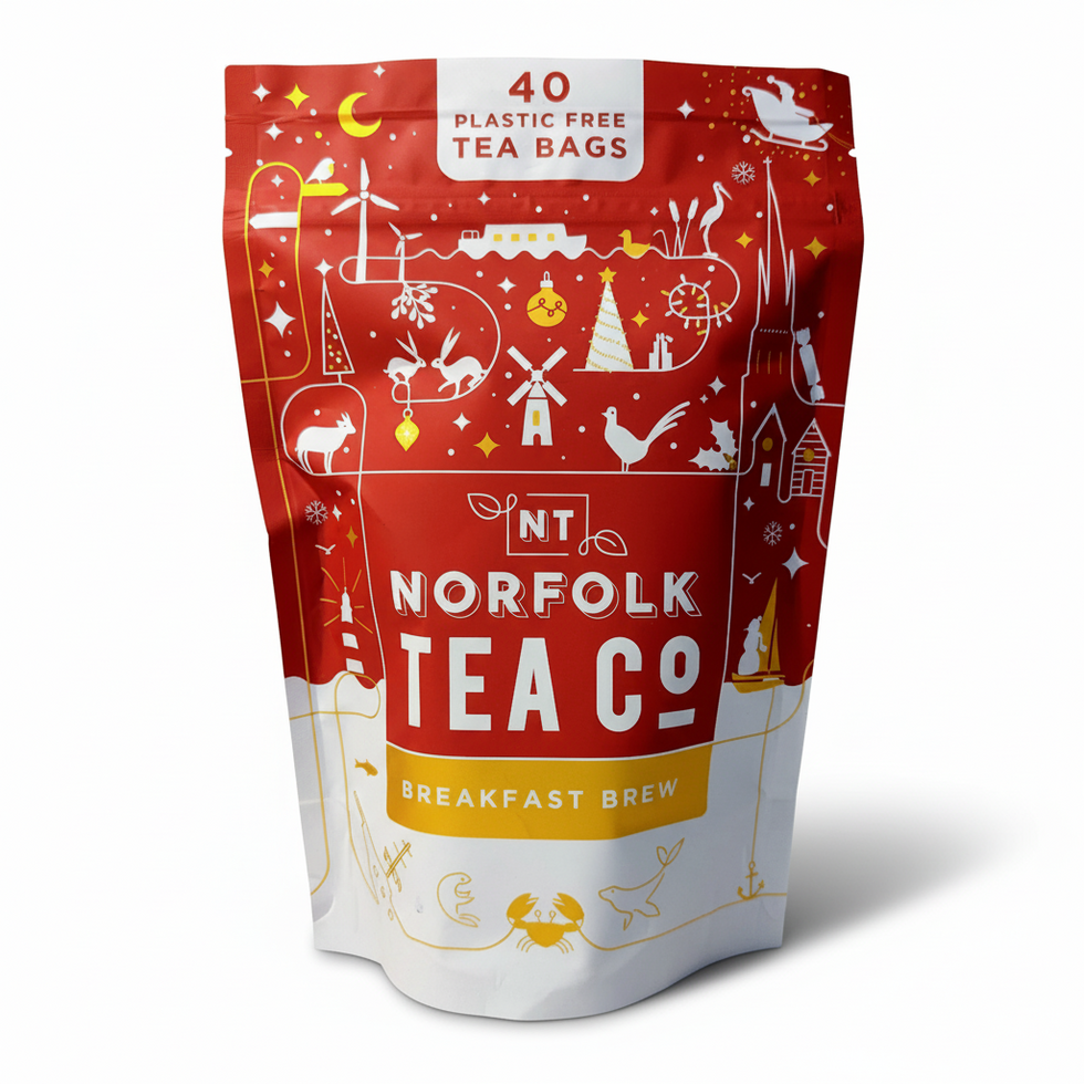Norfolk Tea Co. - Xmas Pouch Design -