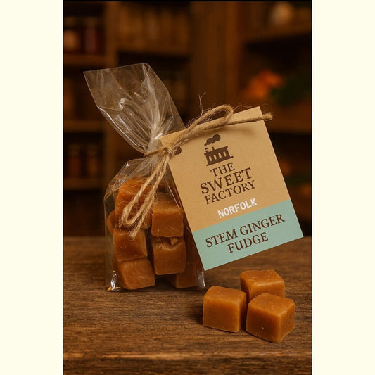 The Sweet Factory - Stem Ginger Fudge 100g