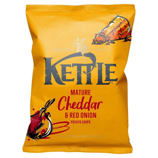 Mature Cheddar & Red Onion Crisps - 130g