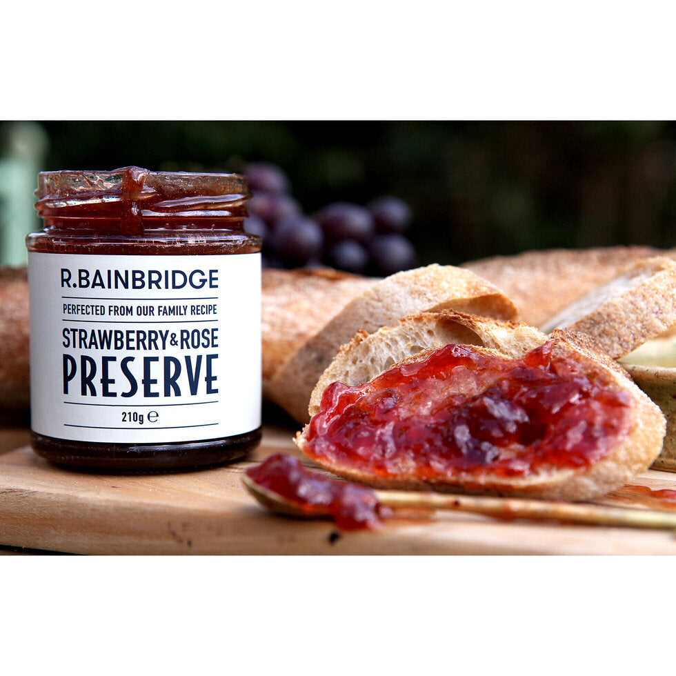 R. Bainbridge - Strawberry & Rose Preserve 210g