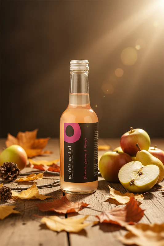 Cordial - Rhubarb, Orange & Ginger 250ml