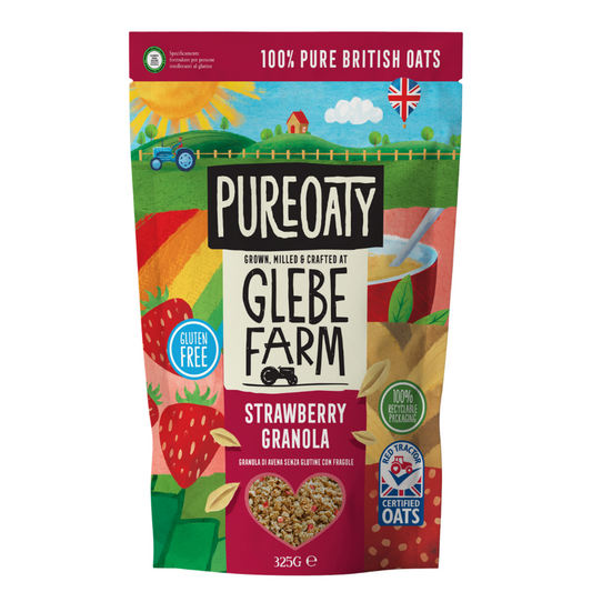 Glebe PureOaty Strawberry Oat Granola - 325g