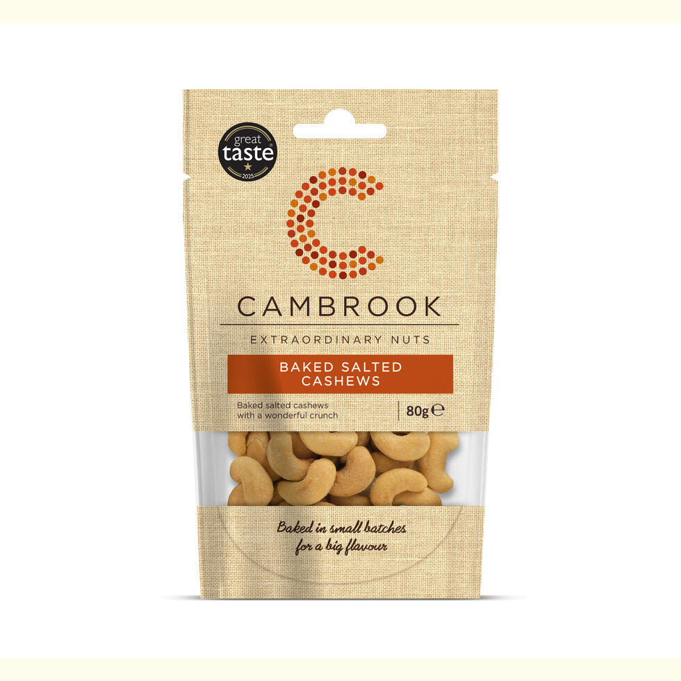 Cambrook - Baked Salted Cashews 80g