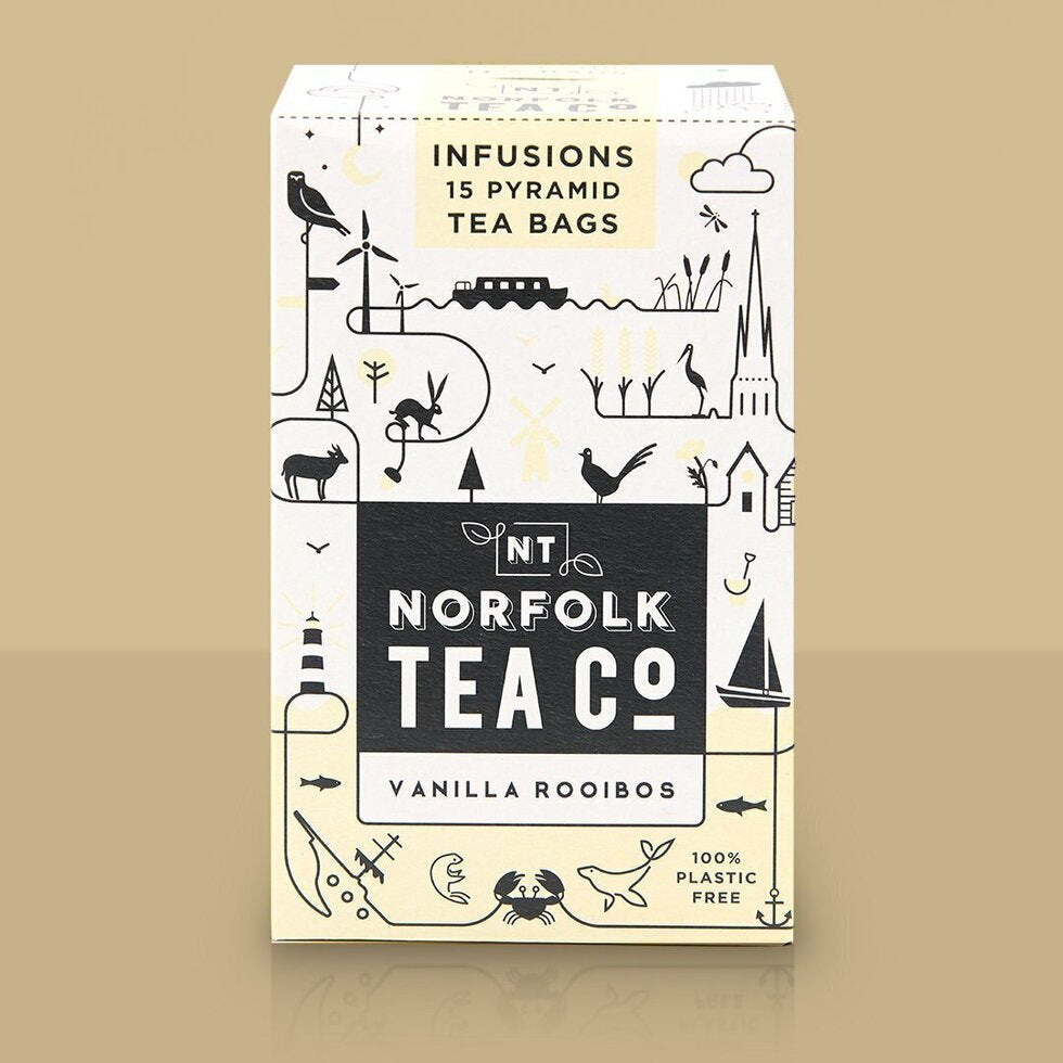 Norfolk Tea Co. - Vanilla Rooibos (15 Tea bags)