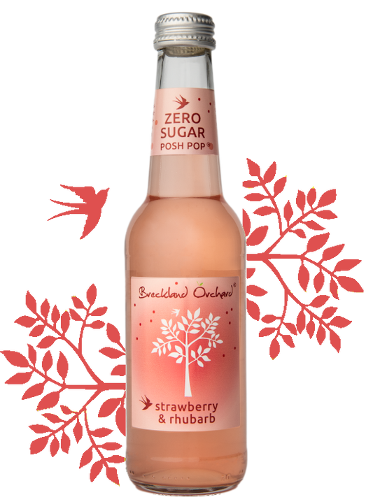 Breckland Orchard | Zero Sugar Strawberry & Rhubarb [Lighter]