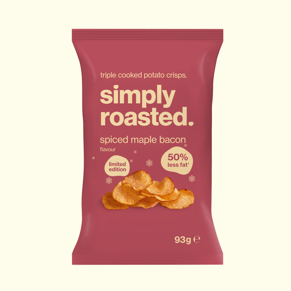 Simply Roasted Spiced Maple Bacon 93g