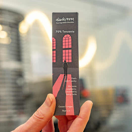 70% Tanzania 25g Bar- Darkroom Chocolate