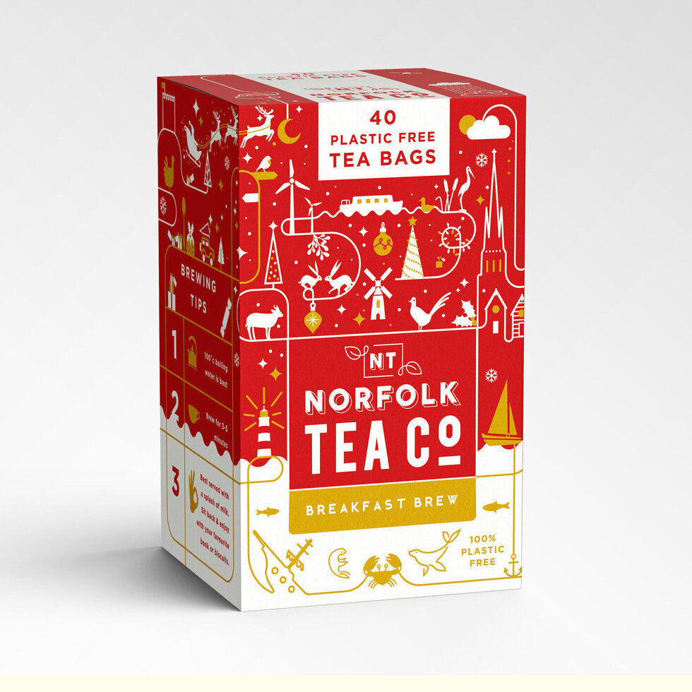Norfolk Tea Co. - Xmas Box Design -
