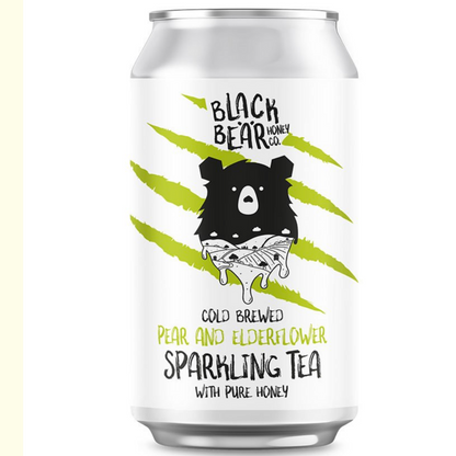 Black Bear Honey Co Pear Sparkling Tea 250ml