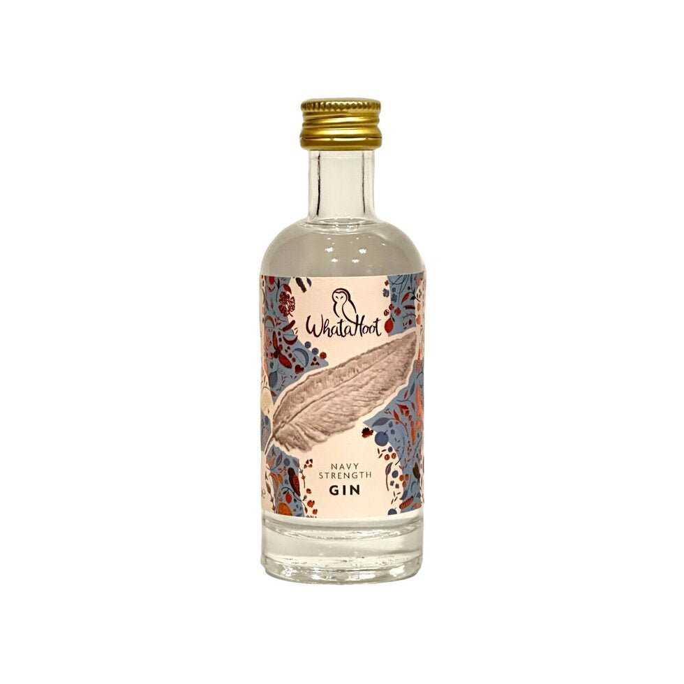 WhataHoot Navy Strength Gin - Size: 5cl