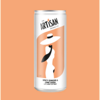 Artisan Drinks - Ginger & Lime - 250ml Can