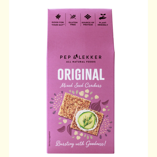 Pep & Lekker - Original Mixed Seed Crackers