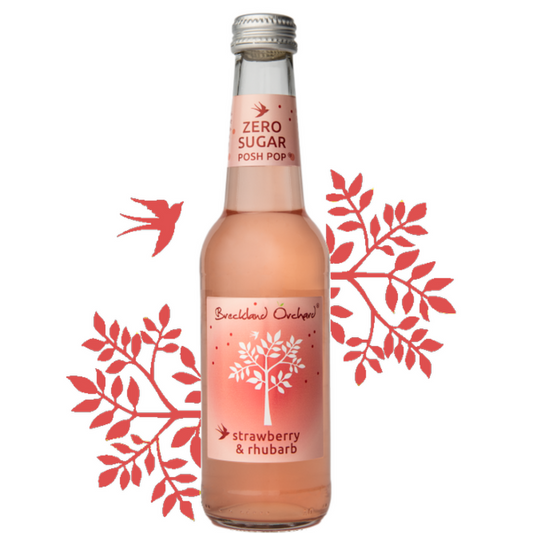 Zero Sugar Strawb & Rhubarb Posh Pop - 275ml