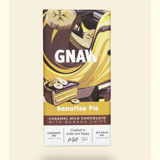 Gnaw Milk Chocolate Banoffee Pie Bar - 80g