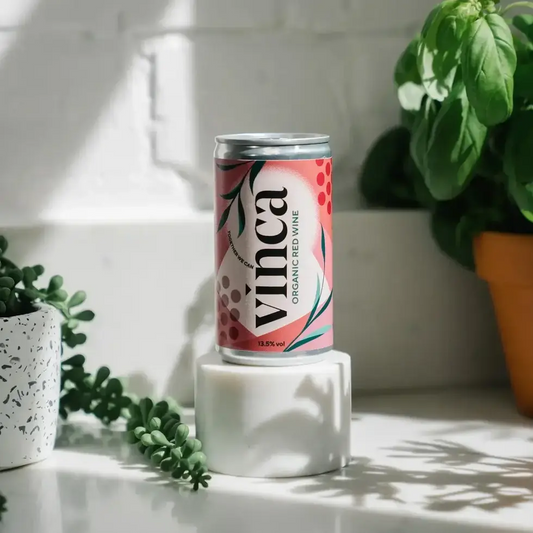 ORGANIC CANNED RED WINE - 187ML
