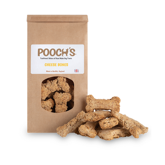 Pooch's Roast Cheese Dog Bones - 250g