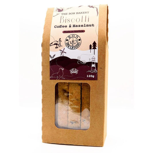 Bon Bakery - Coffee & Hazelnut Biscotti 120g
