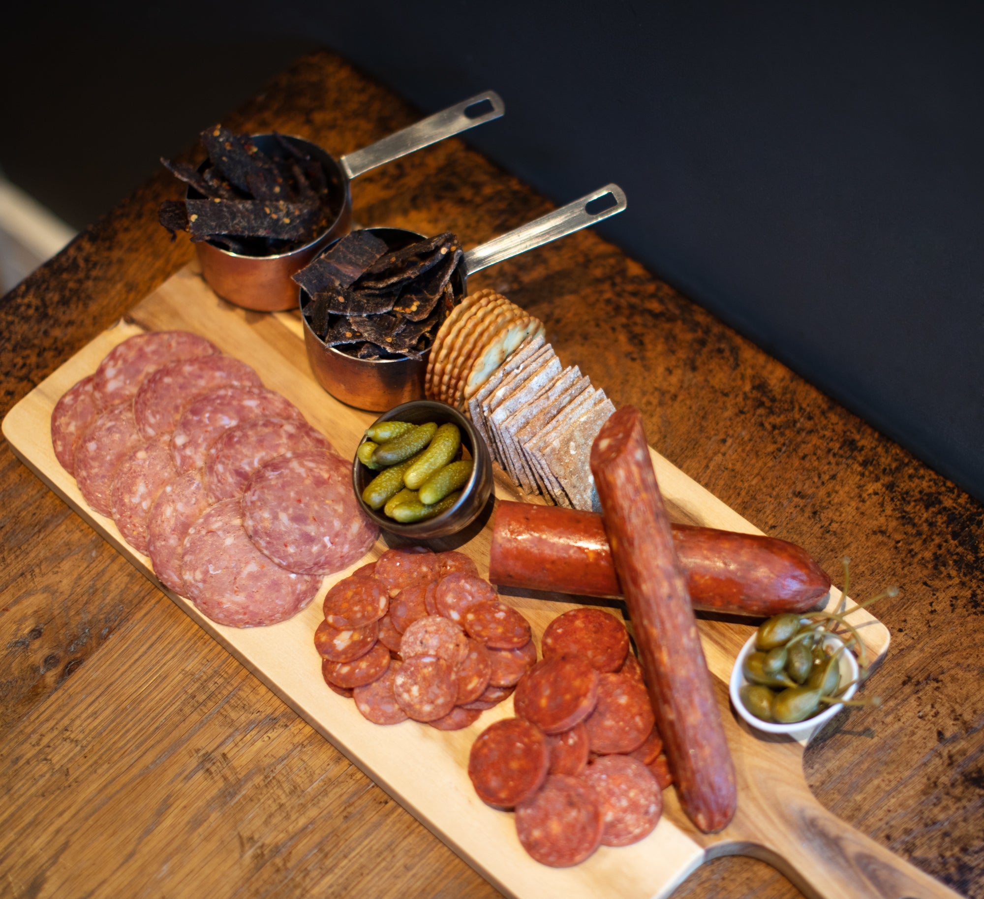 Marsh Pig Salami [Sliced] Garlic & Black Pepper | 70g