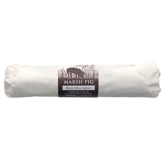 Marsh Pig Salami [Whole] Black Olive  250g - 300g