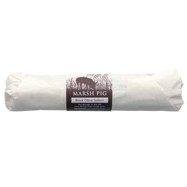 Marsh Pig Salami [Whole] Black Olive  250g - 300g