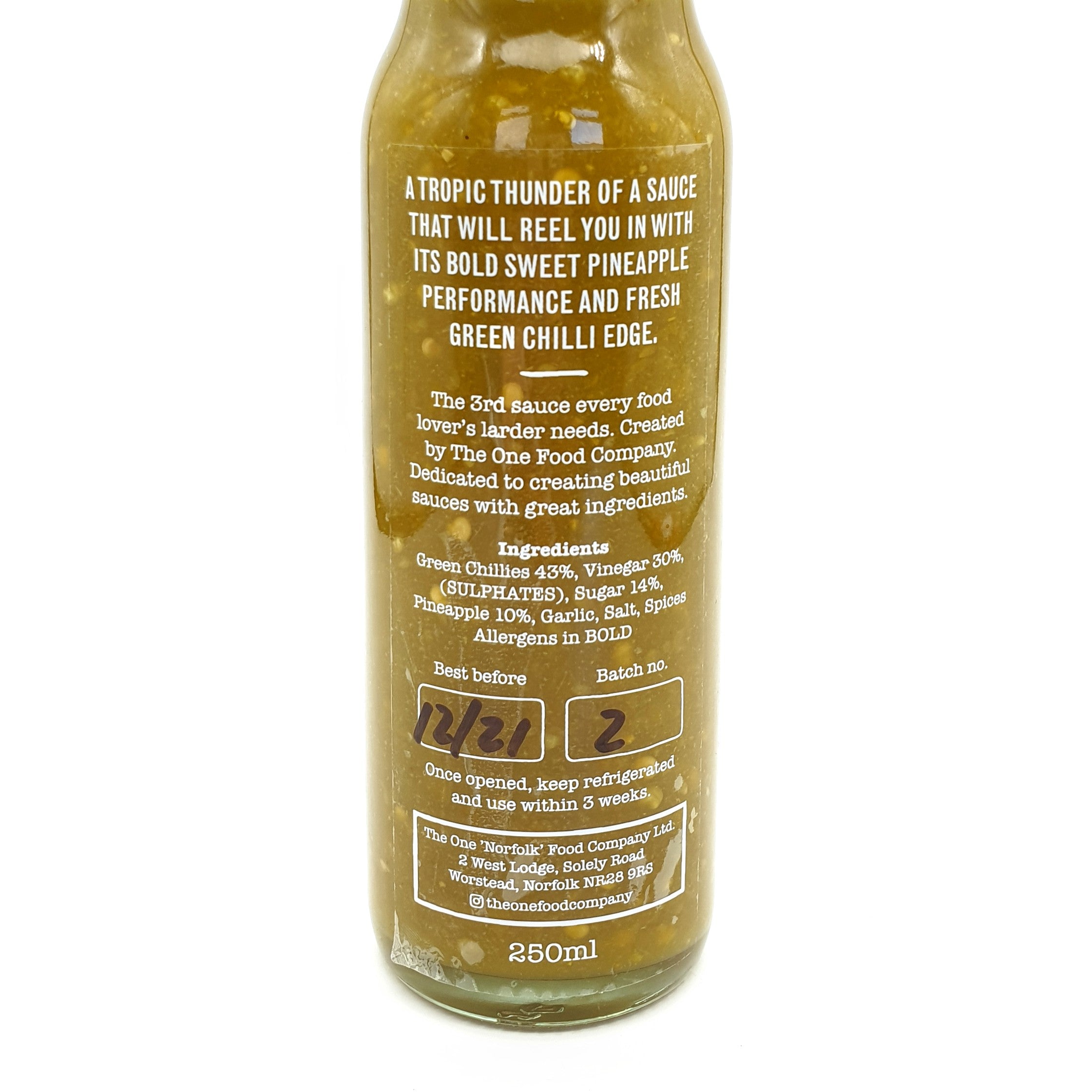 Green Chilli & Pineapple Sauce - 250ml