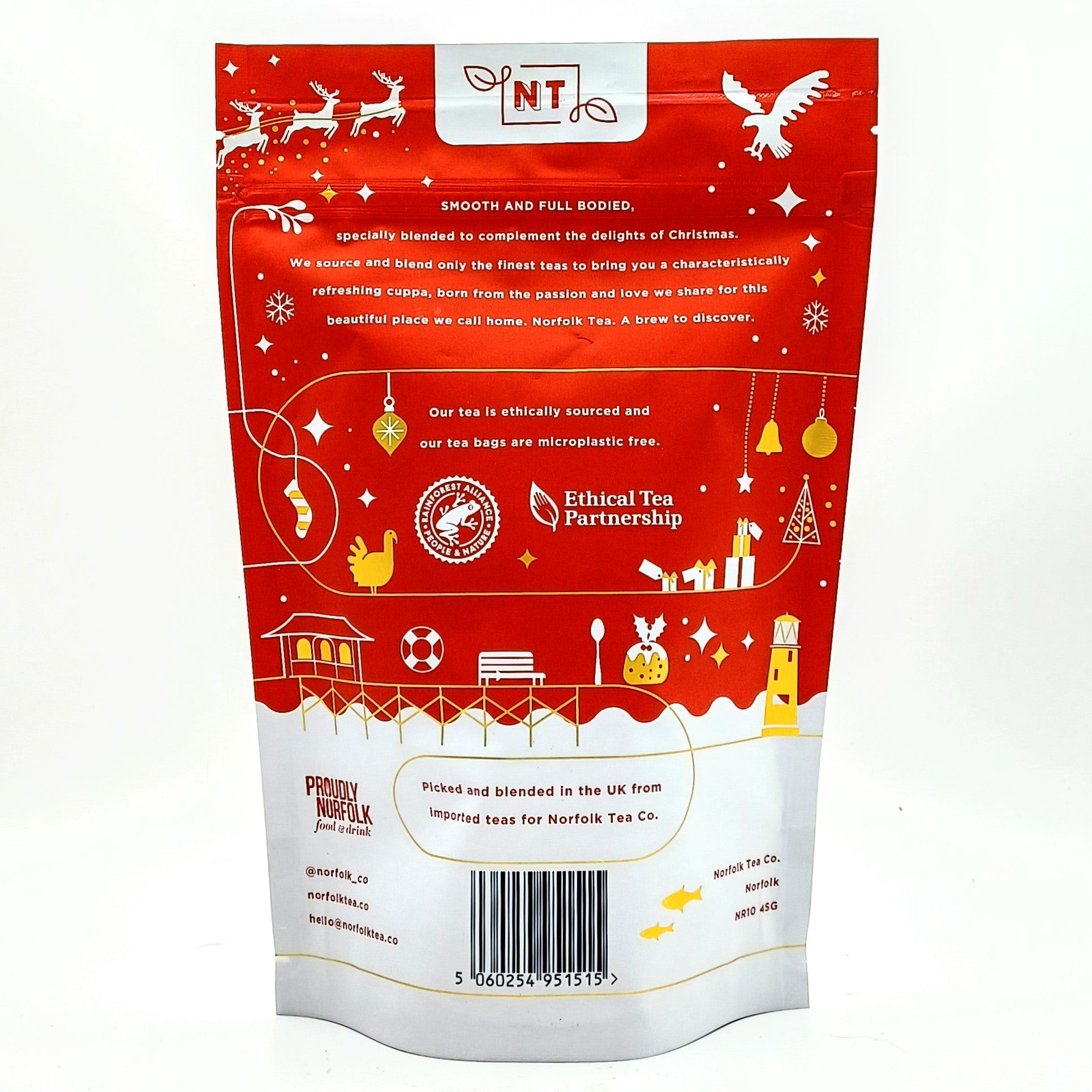 Norfolk Tea Co. - BREAKFAST BLEND TEA (XMAS Packaging)