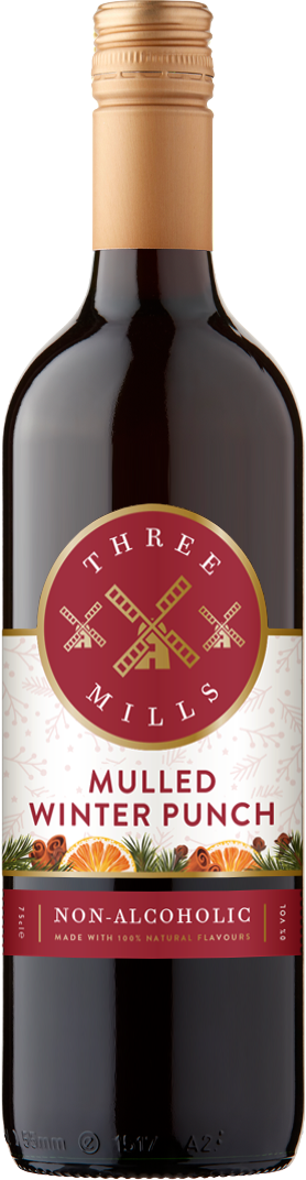 Three Mills (0% ABV) Mulled Winter Punch - 750ML
