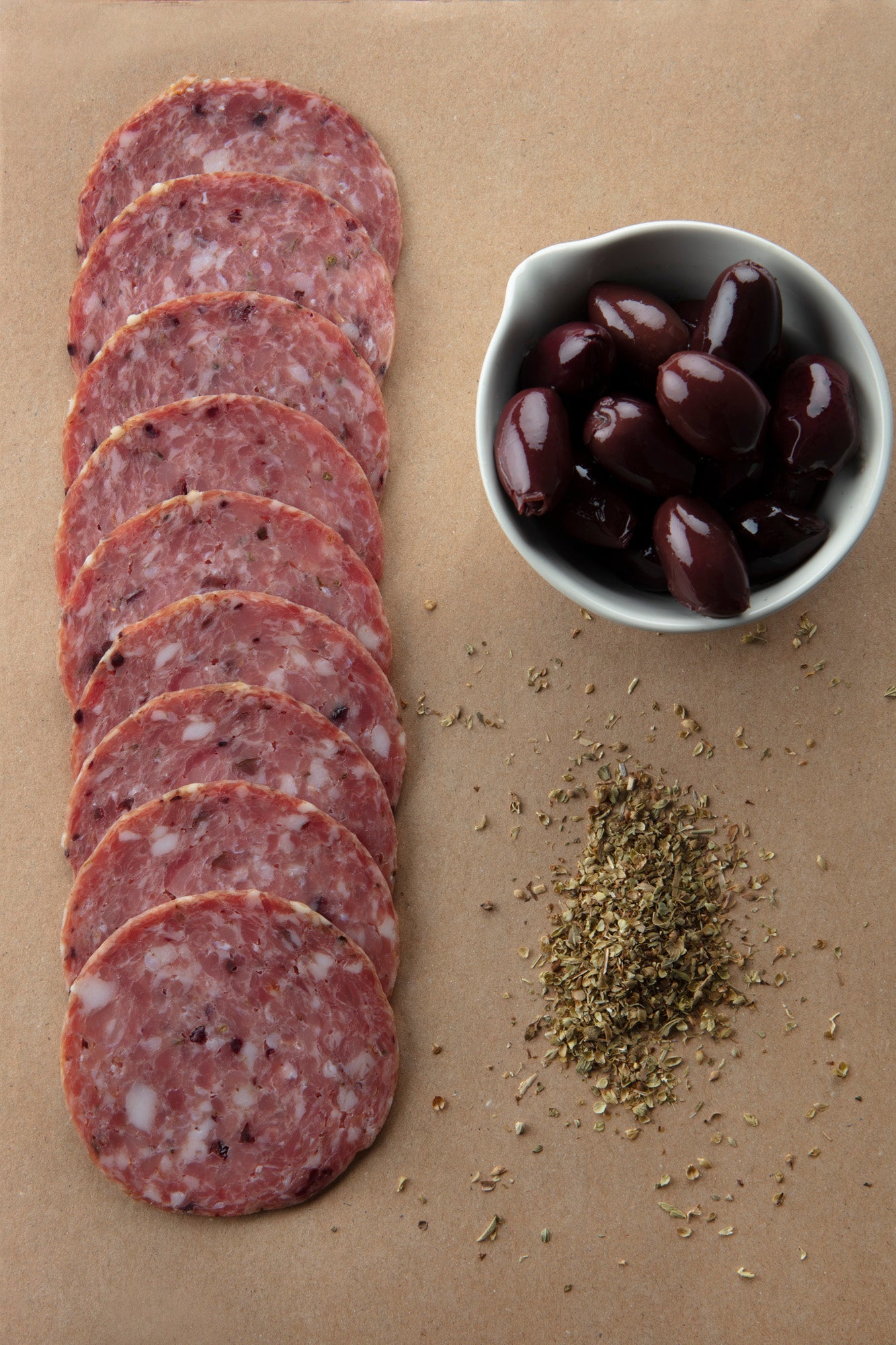 Marsh Pig Salami [Sliced] Black Olive - 100g