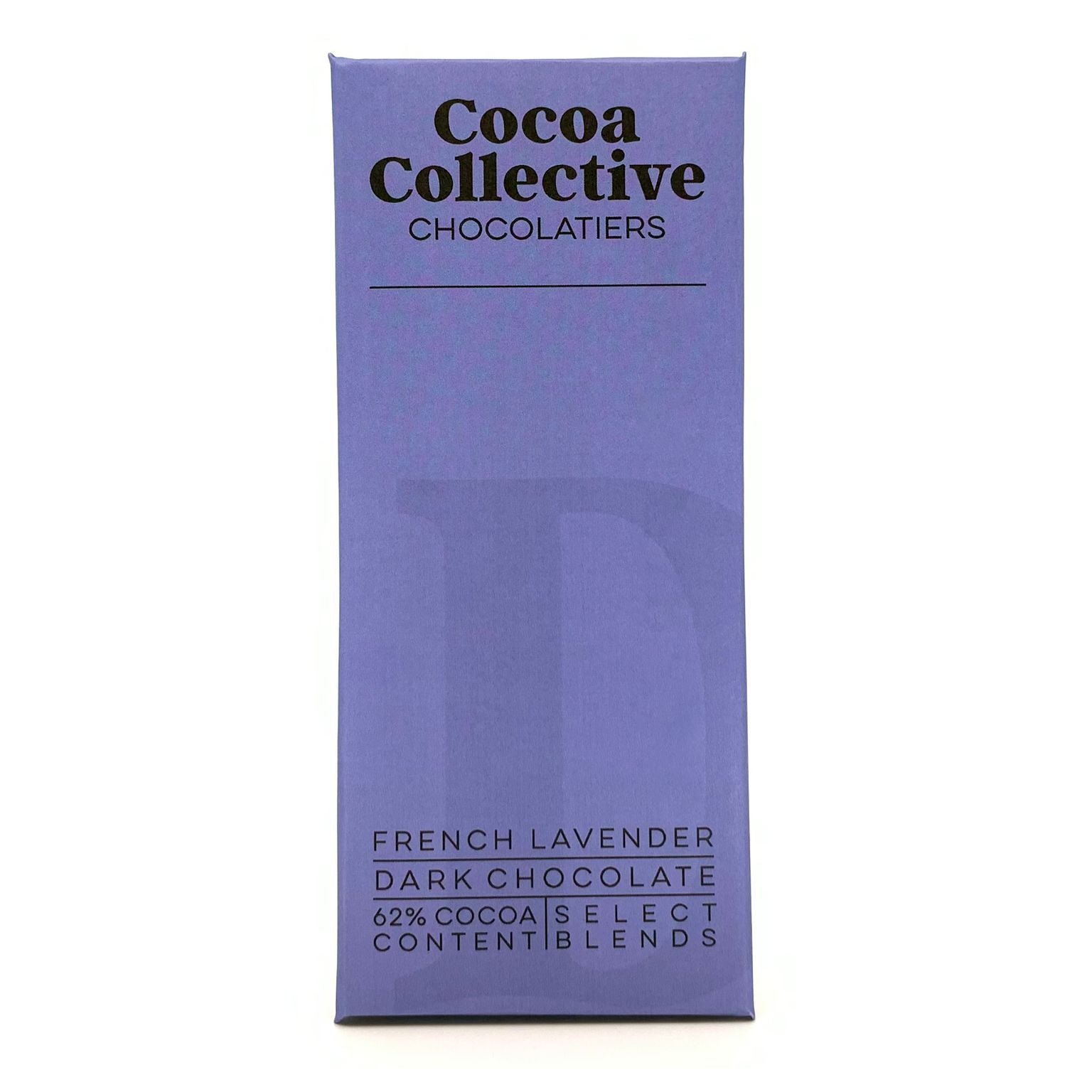 FRENCH LAVENDER | 62% COCOA - Dark Chocolate Bars (VEGAN)
