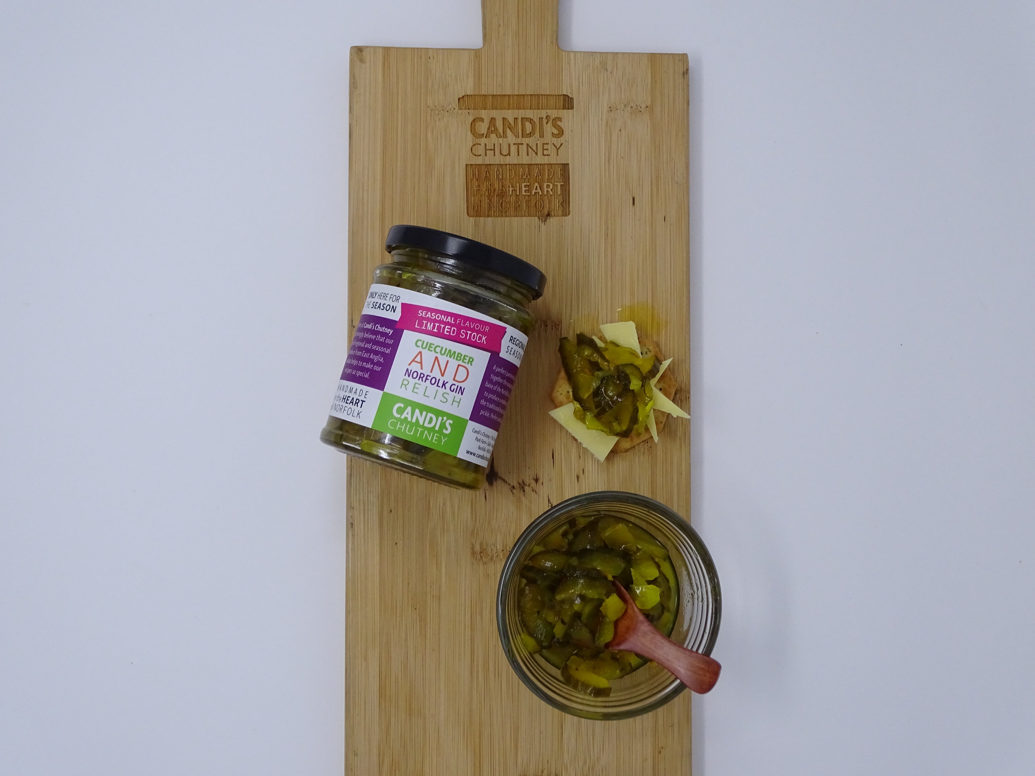 Cuecumber & Norfolk Gin Relish Chutney - 284g