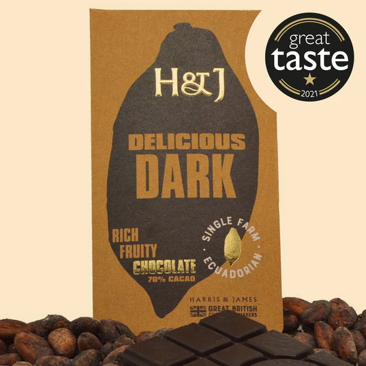 Harris & James | Delicious Dark Chocolate Bar