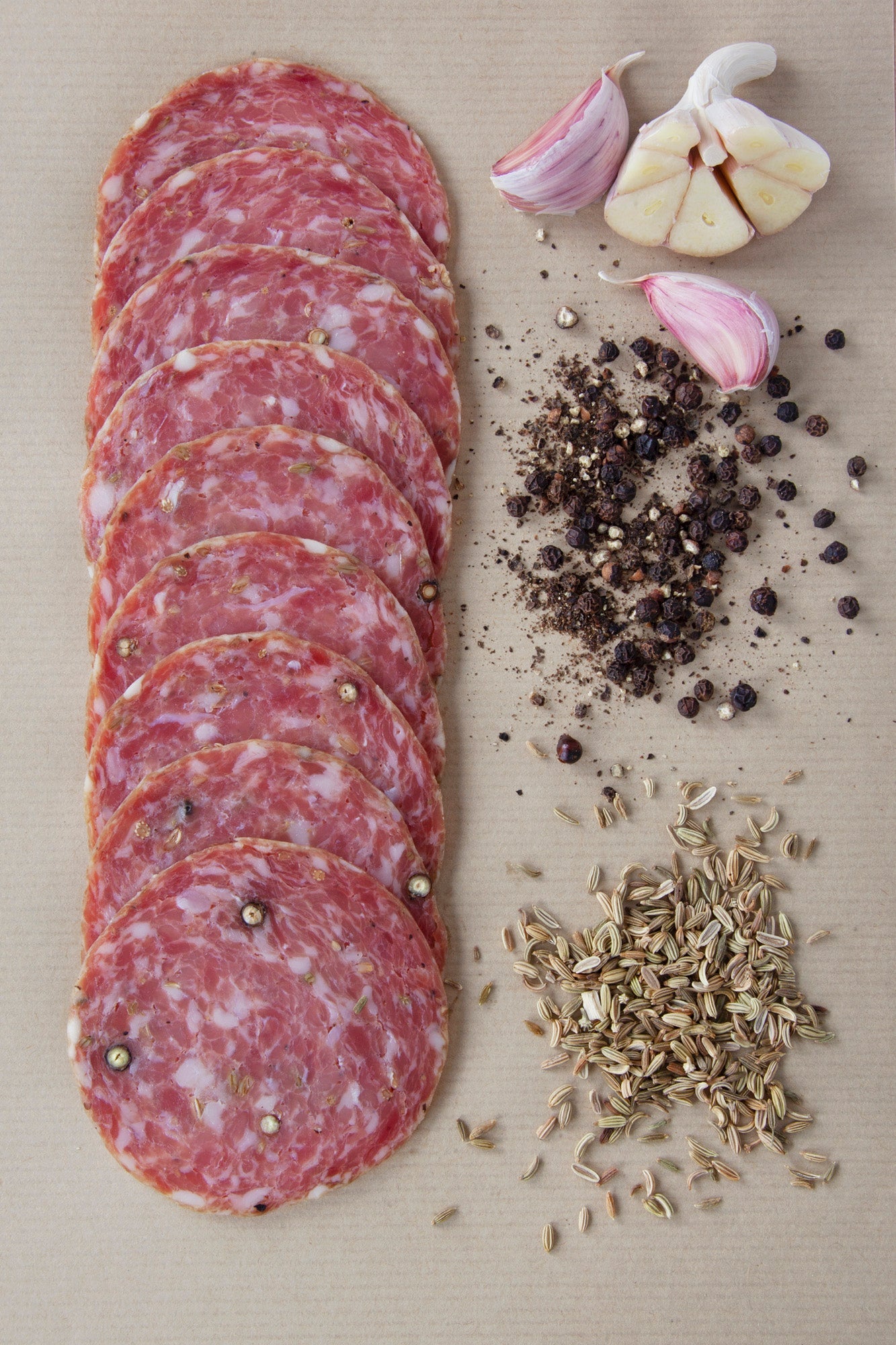 Marsh Pig Salami [Whole] Fennel | 250g - 300g