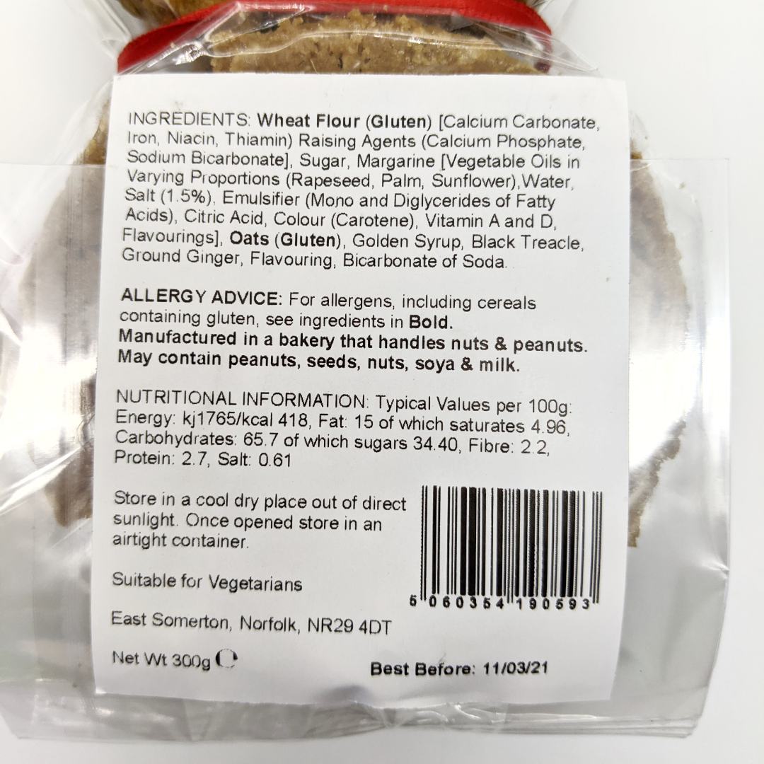 Gingerbread Norfolk Cookies