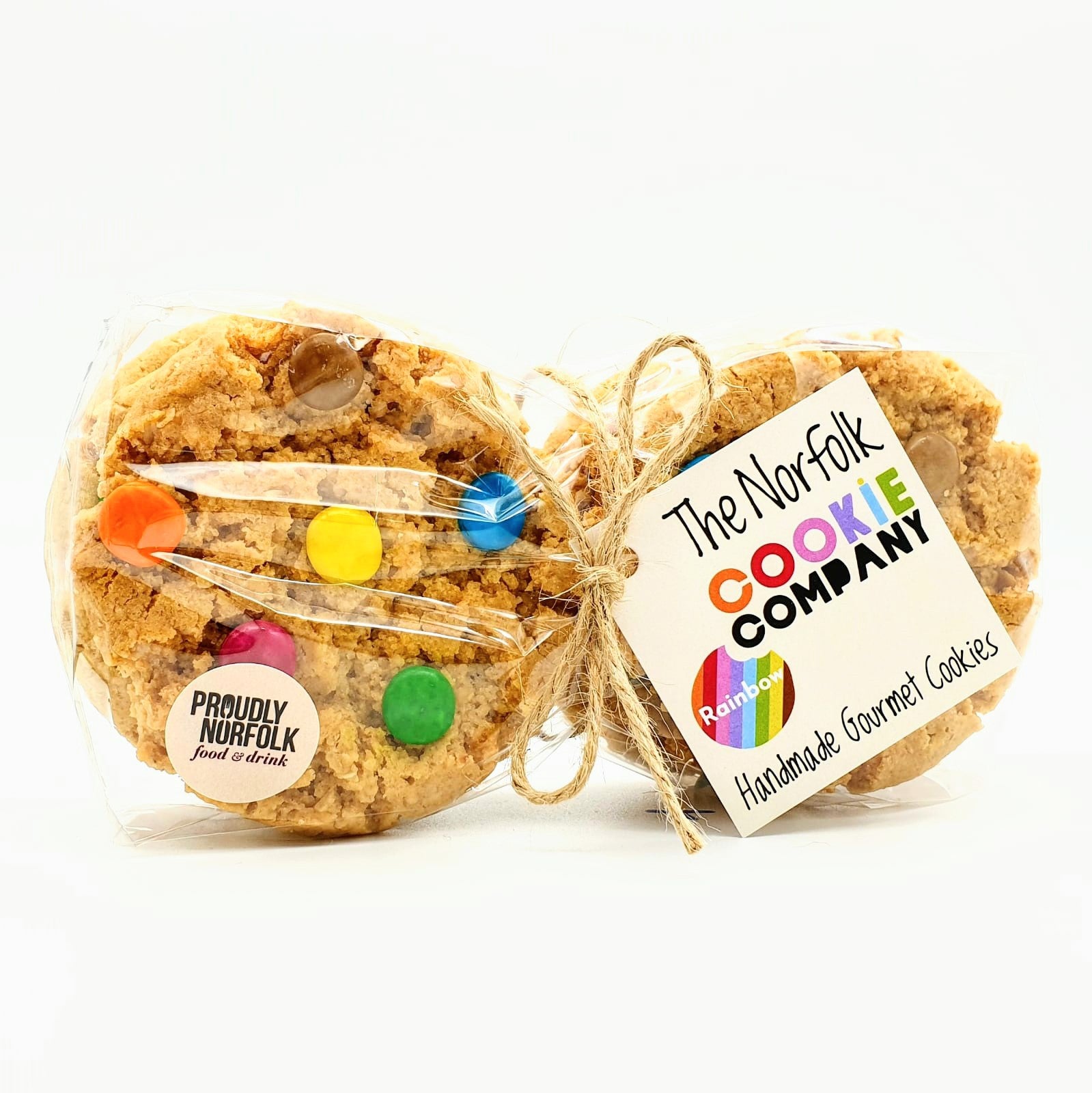 Norfolk Cookie Co. Rainbow Smartie Cookies - Limited Edition!