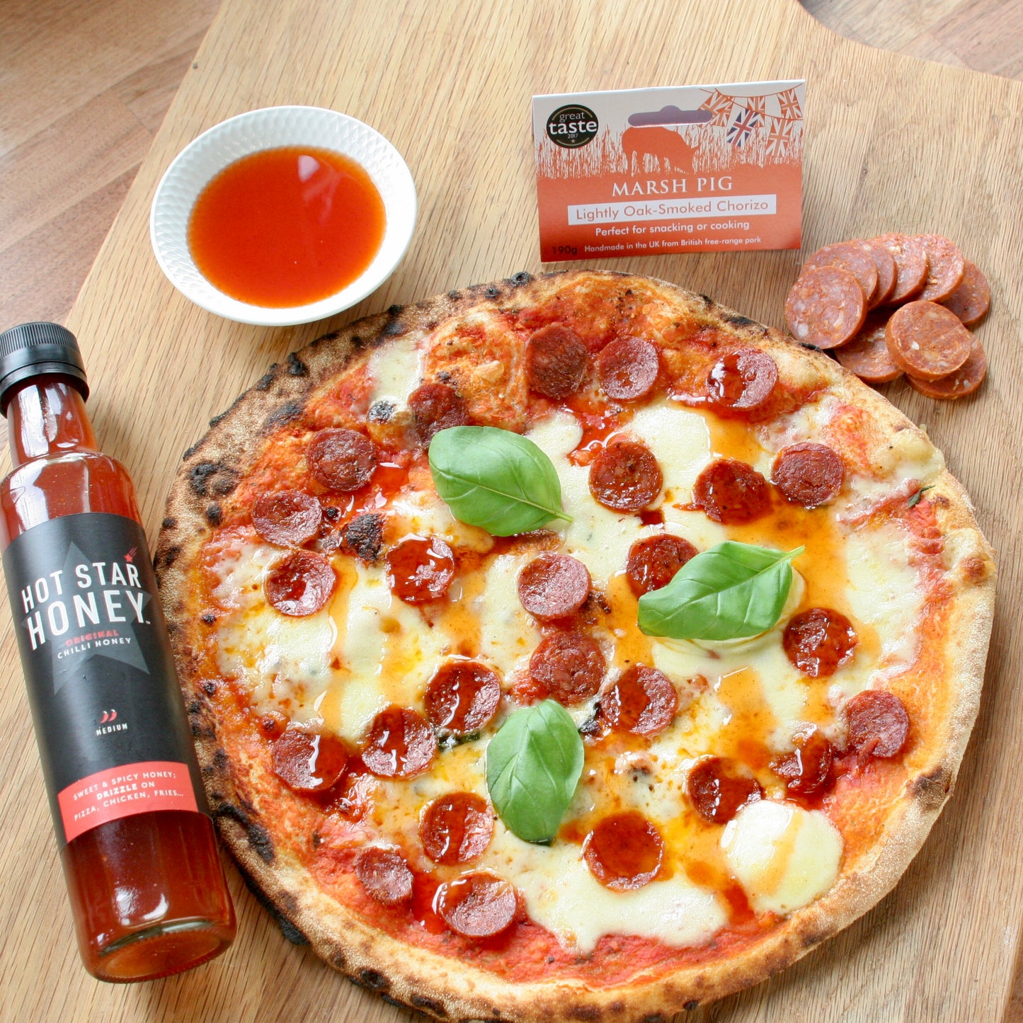 Marsh Pig [Whole] Light Oak Smoked Chorizo - 190g