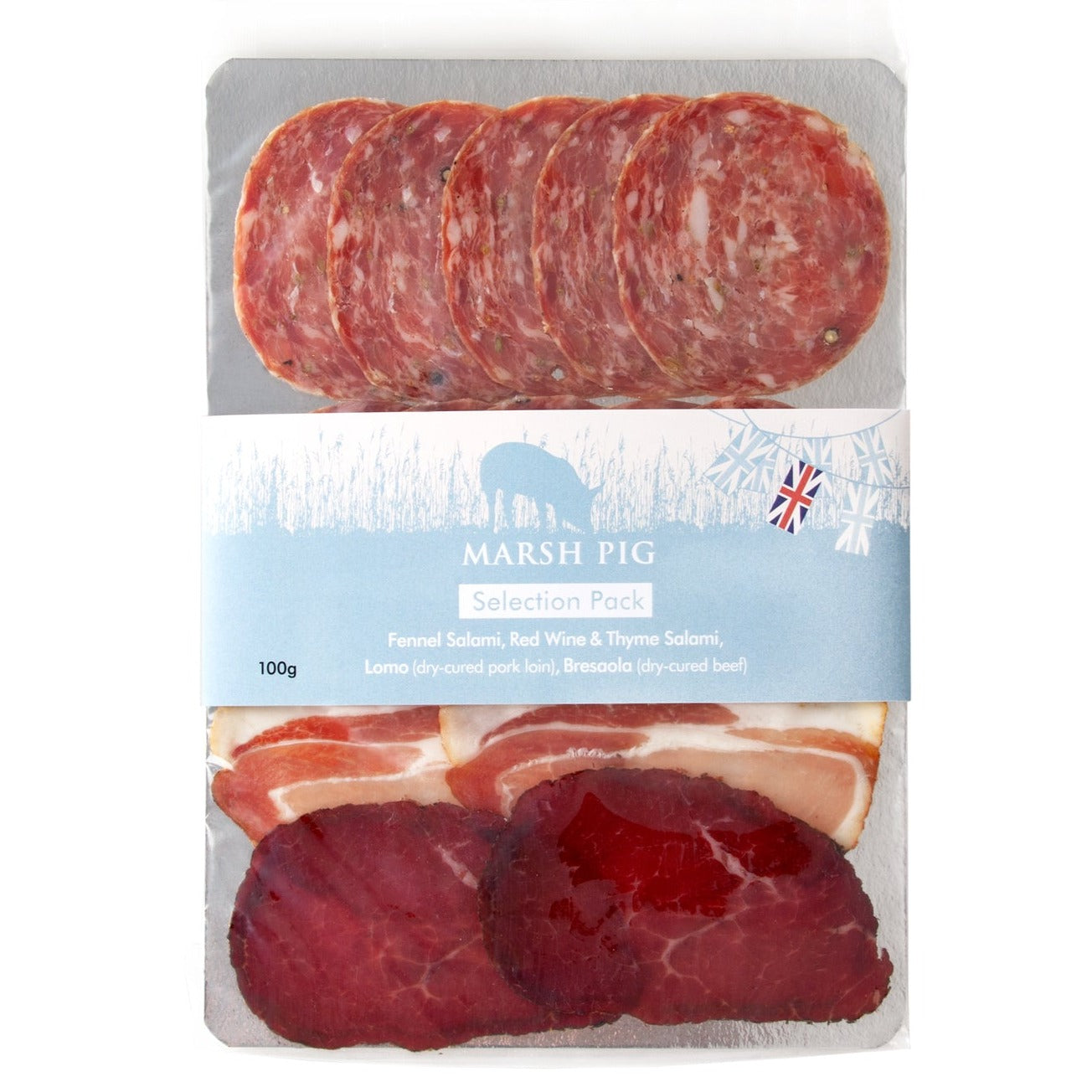 Marsh Pig Charcuterie Selection Pack [Sliced] - 100g