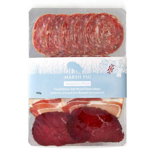 Marsh Pig Charcuterie Selection Pack [Sliced] - 100g