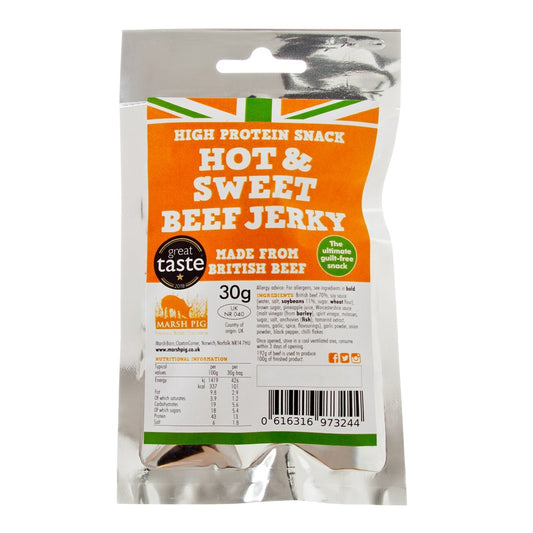 Marsh Pig - Hot & Sweet Beef Jerky