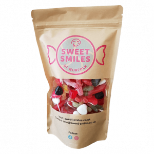 Sweet Smiles of Norfolk bag of fruity sweets