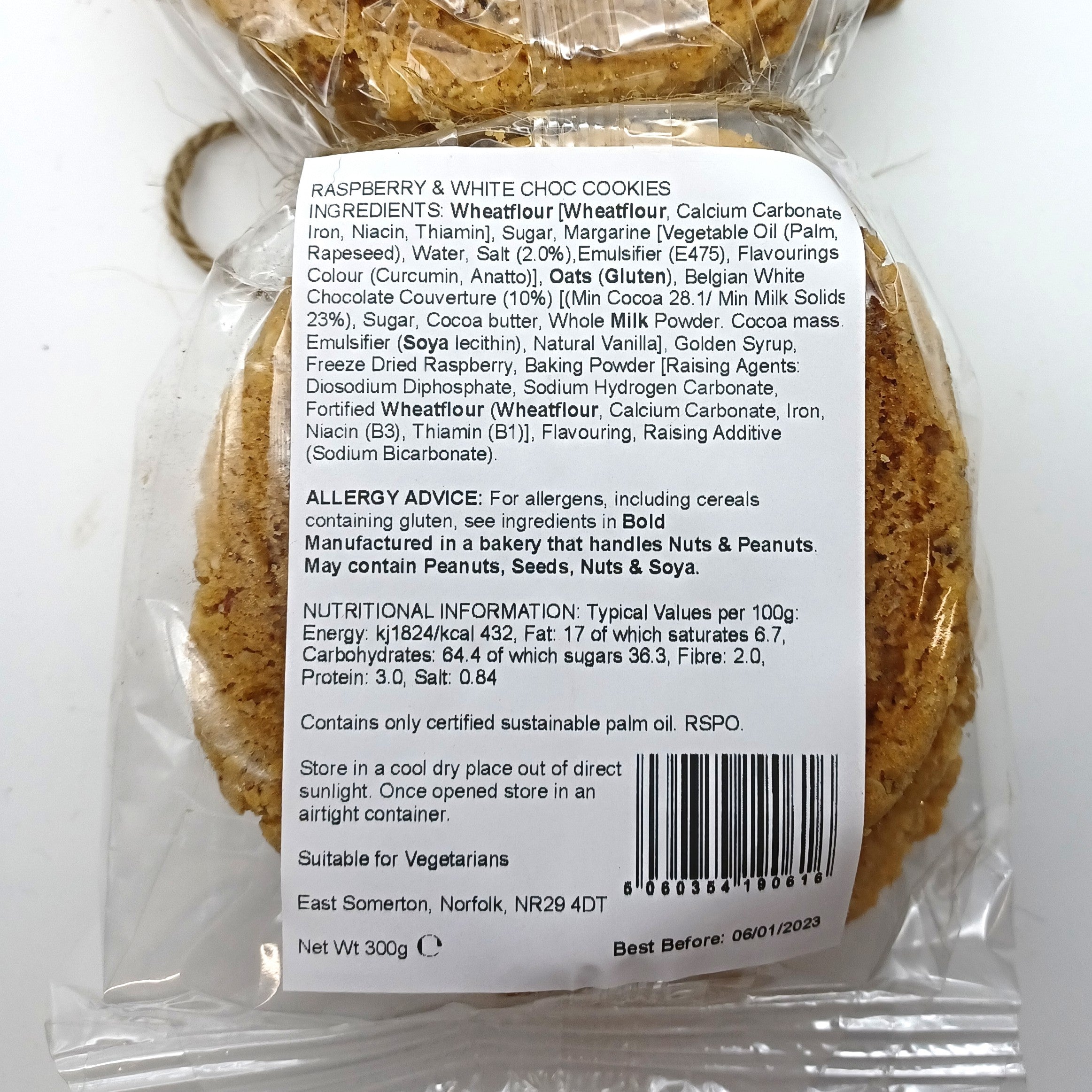 LIMITED EDITION - Raspberry & White Choc Cookies