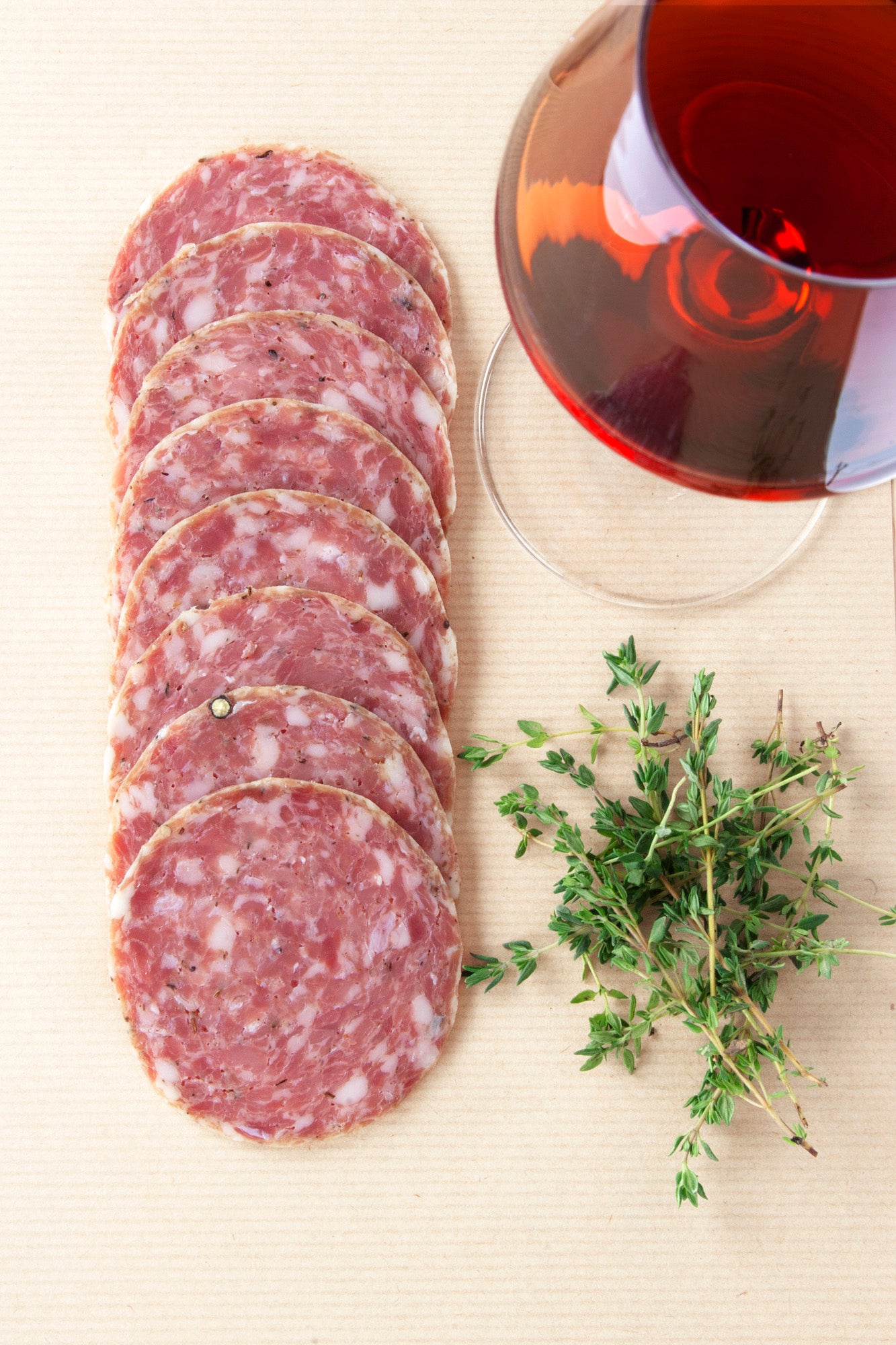 Marsh Pig Salami [Sliced] Red Wine & Thyme - 100g