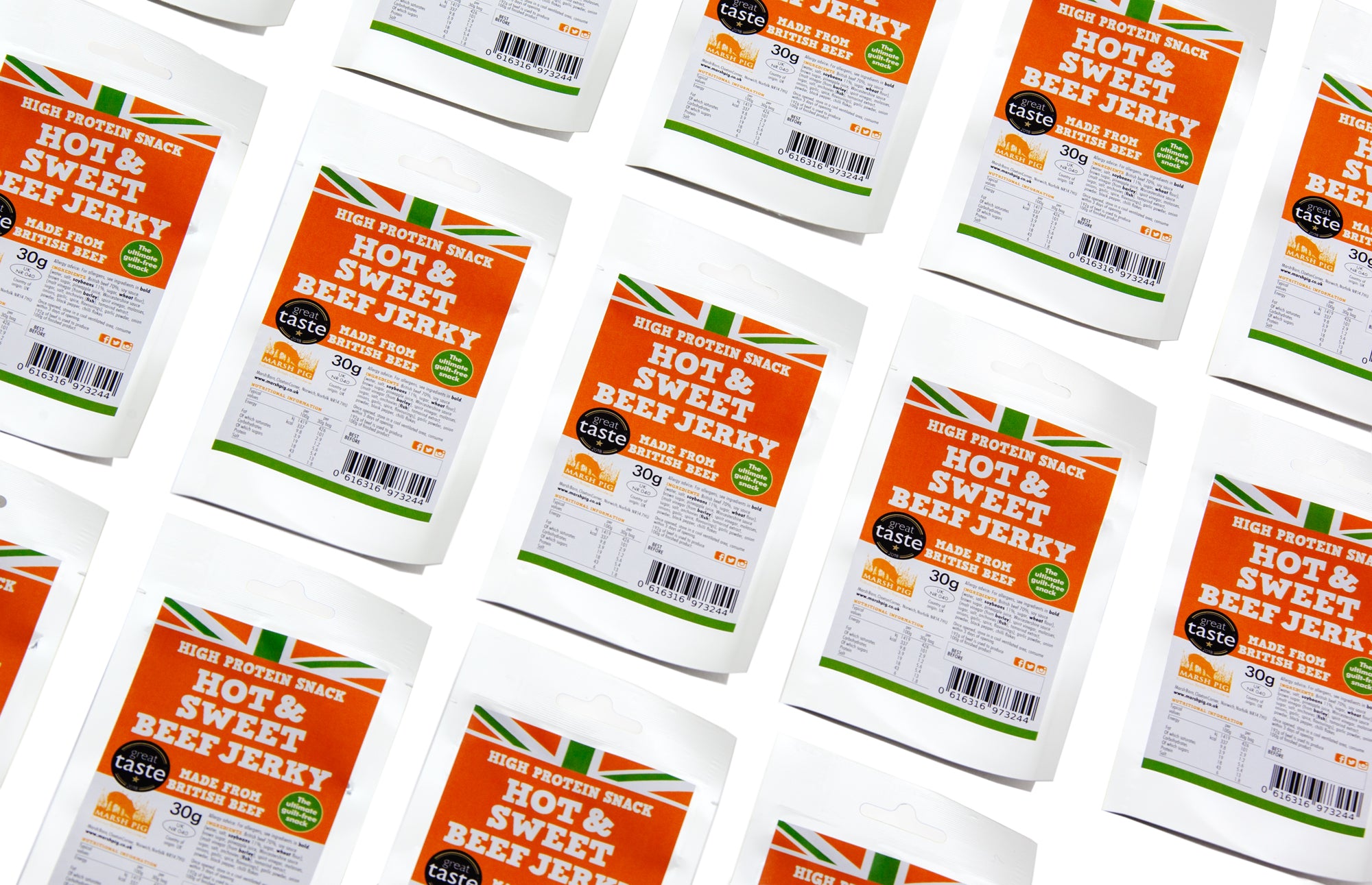 Marsh Pig - Hot & Sweet Beef Jerky