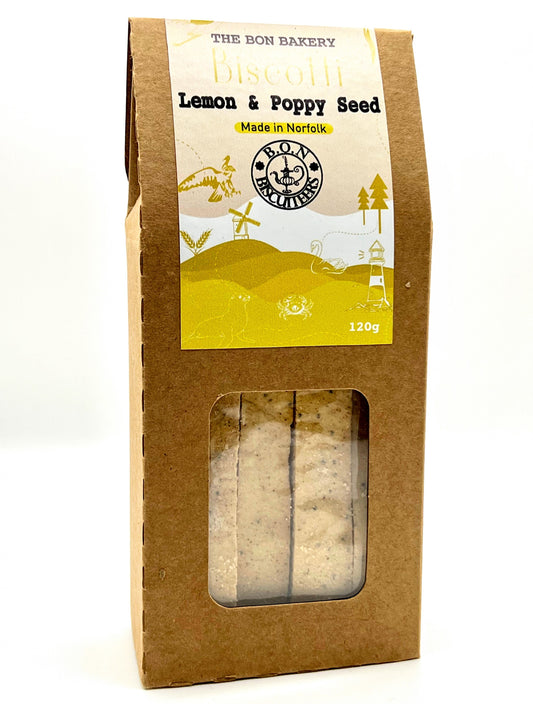 Lemon & Poppyseed Biscotti