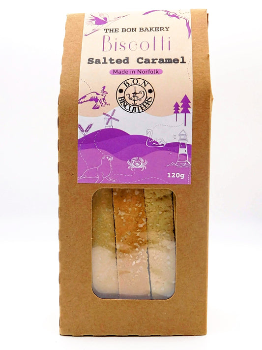 Salted Caramel Biscotti